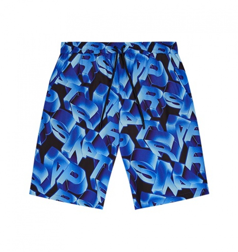 Conjuntos Trapstar 3D Swimming Shorts Hombre Azules | Mexico-59410