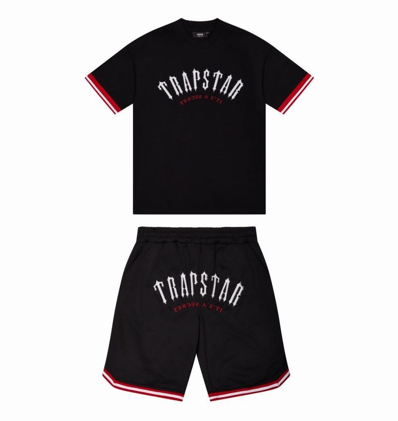 Conjuntos Trapstar Arch Mesh Shorts Hombre Negros | Mexico-84625