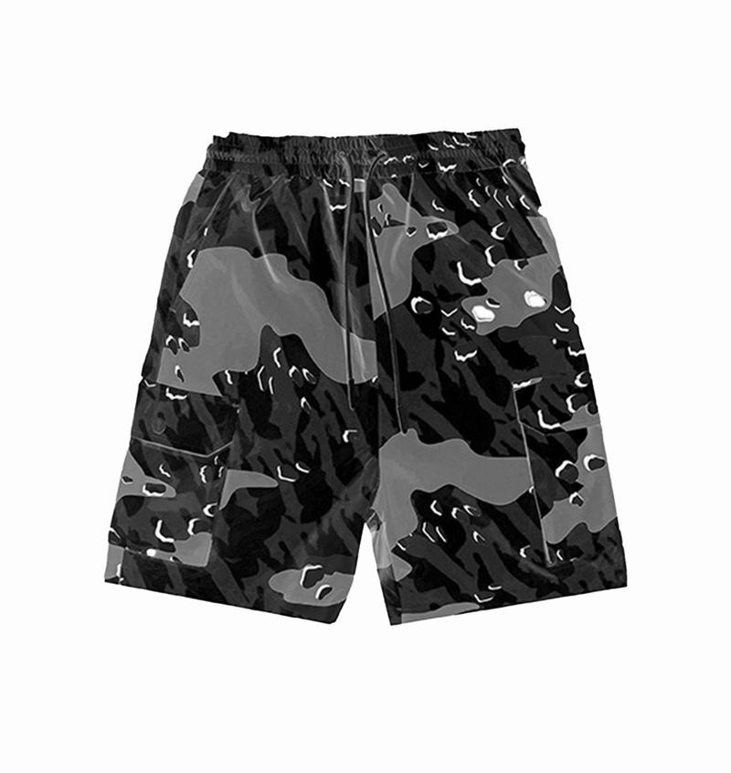 Conjuntos Trapstar Decoded Camo Shorts Hombre Negros Camuflados | Mexico-57430