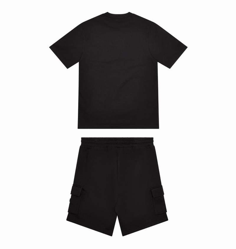 Conjuntos Trapstar Irongate T Tech Zip Shorts Hombre Negros | Mexico-02139