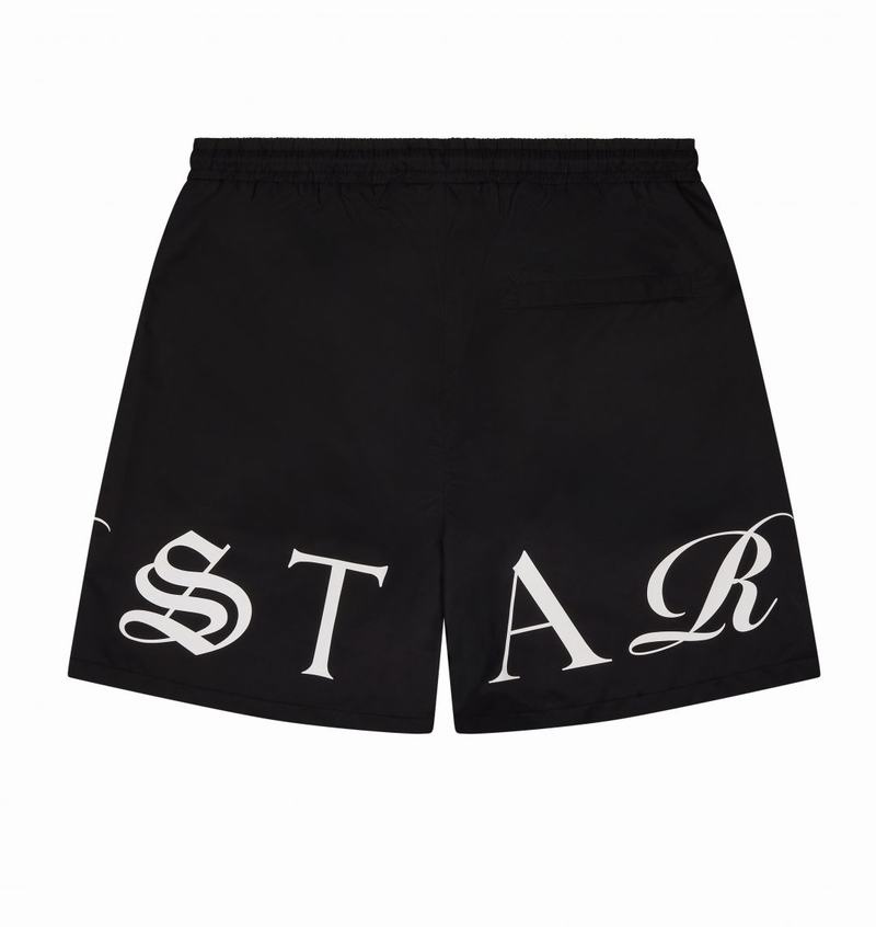 Conjuntos Trapstar Script Swimming Shorts Hombre Negros Naranjas | Mexico-09628