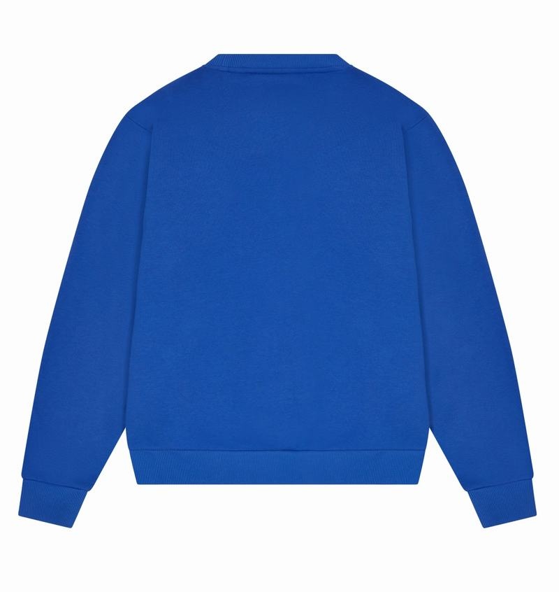 Conjuntos Trapstar Shooters Chenille Crewneck Hombre Azules | Mexico-31978