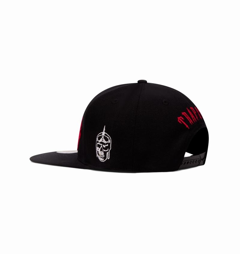 Gorras Trapstar Irongate Arch Snapback Hombre Negros Rojos | Mexico-12745