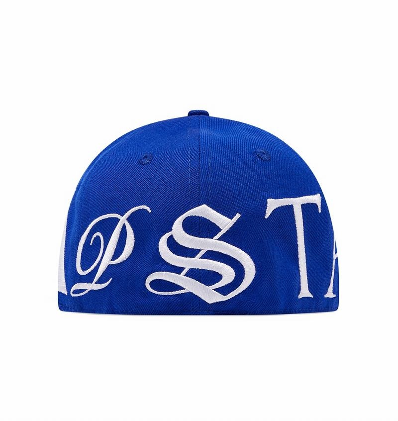 Gorras Trapstar Script Fitted Hombre Azules Blancos | Mexico-17539