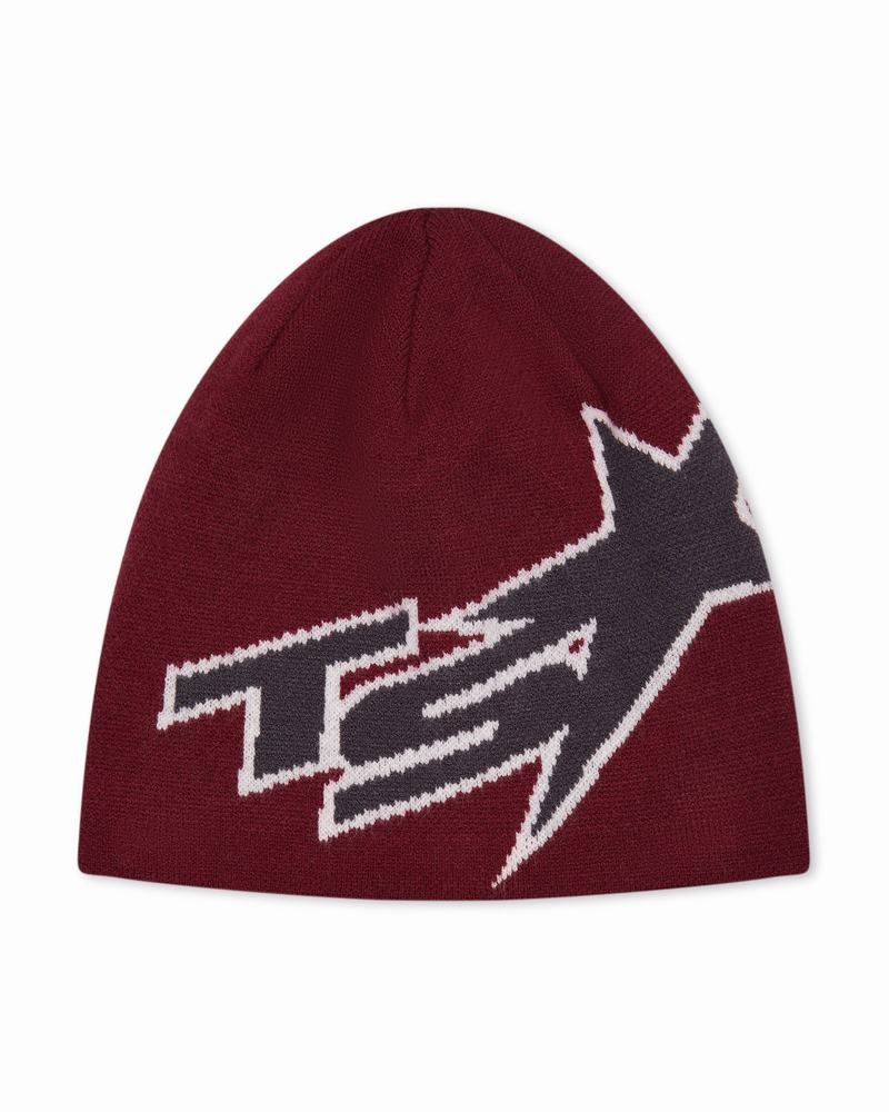 Gorro Trapstar TS Star Hombre Vino | Mexico-43192