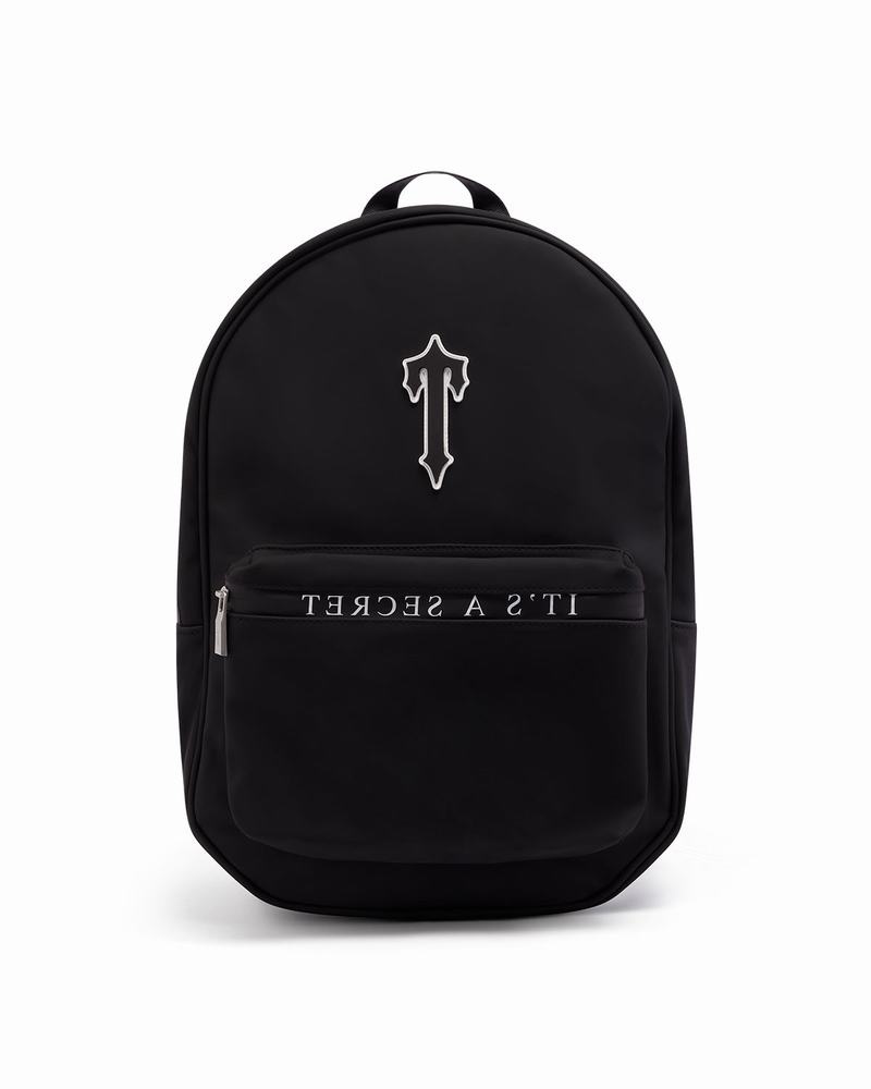 Mochilas Trapstar It’s A Secret Rucksack Hombre Negros Blancos | Mexico-94831