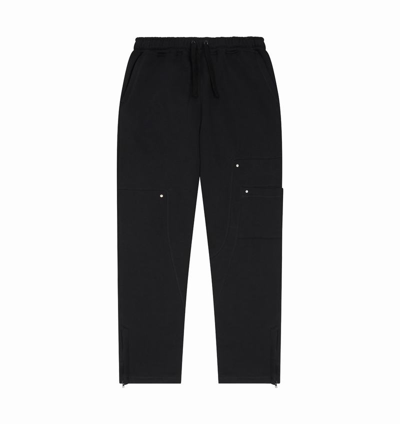 Pantalon Trapstar Hyperdrive Reinforced Rivet Joggers Hombre Negros | Mexico-15740