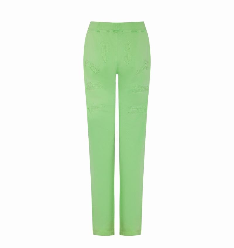 Pantalon Trapstar Irongate Split Leg Jogging Mujer Verdes | Mexico-15908