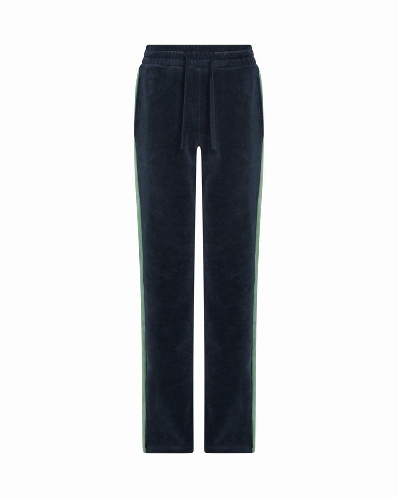 Pantalon Trapstar TS-Star Velour Mujer Verdes | Mexico-81267