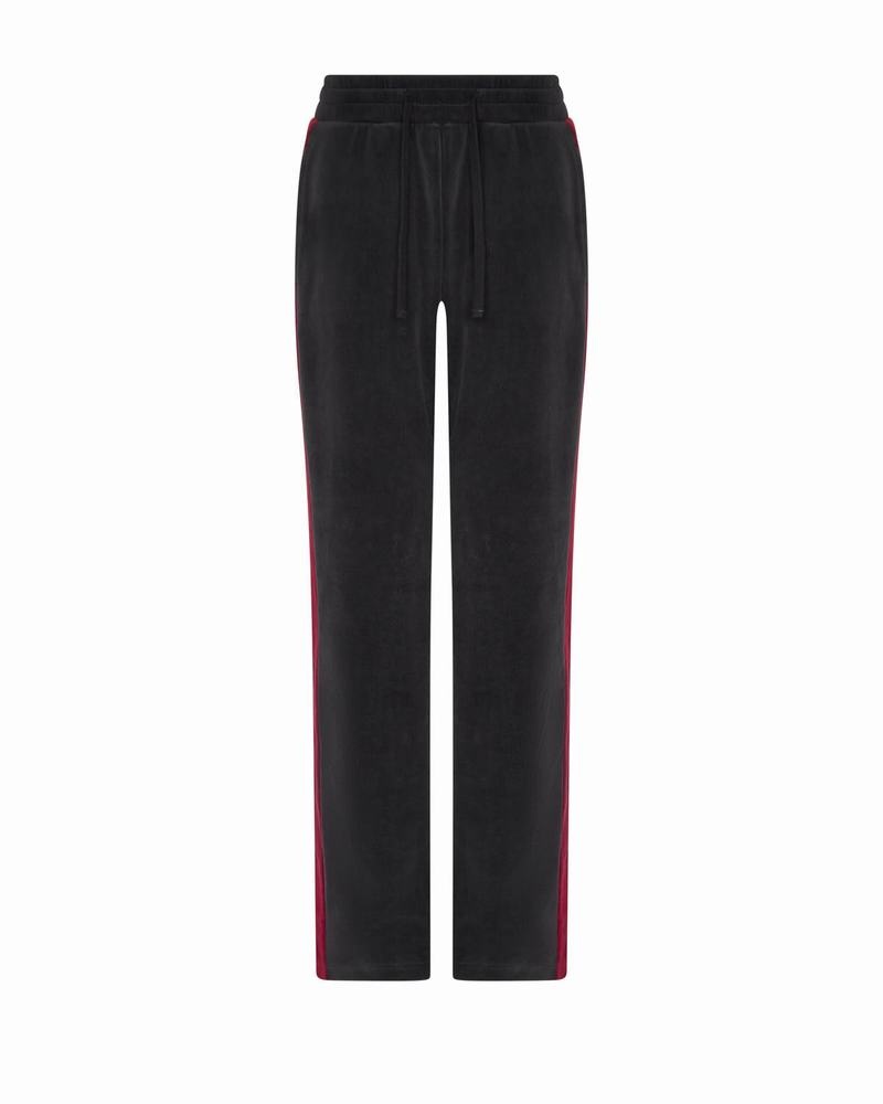 Pantalon Trapstar TS-Star Velour Pista Mujer Vino | Mexico-28451