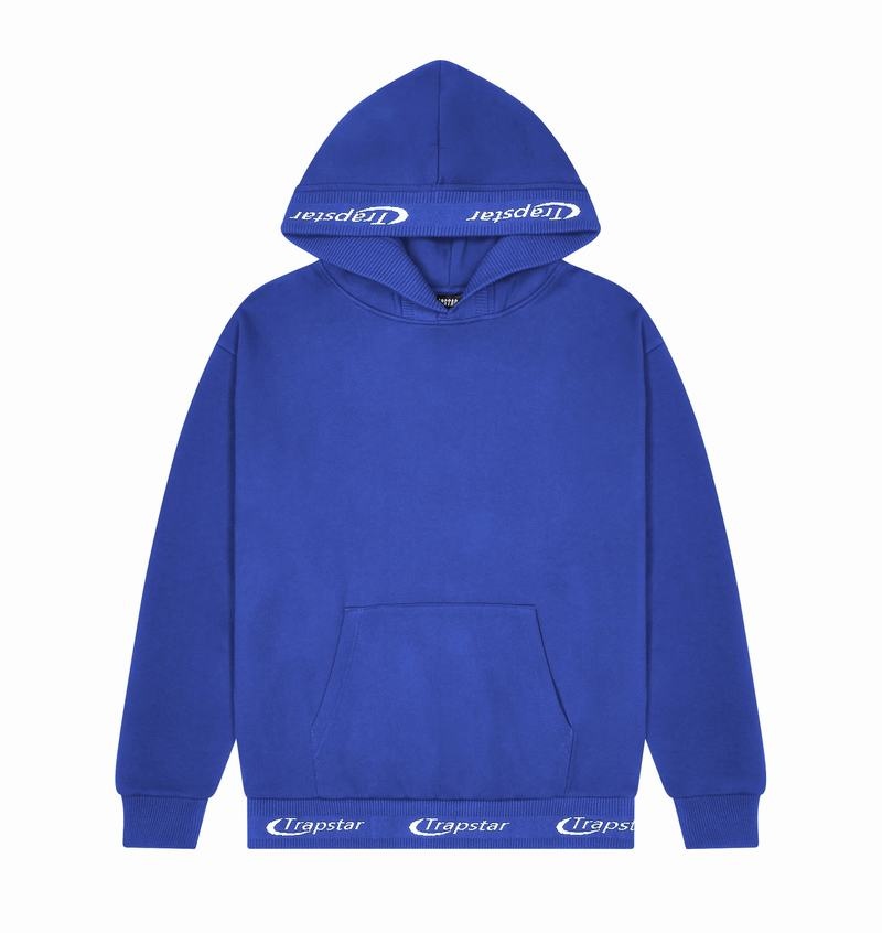 Sudadera con Capucha Trapstar Hyperdrive Rib Hombre Azules | Mexico-34897