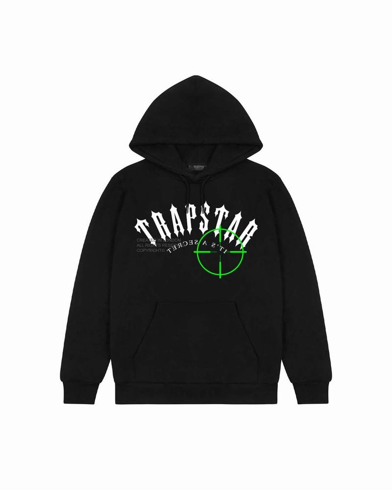 Sudadera con Capucha Trapstar Irongate Prime Target Hombre Negros | Mexico-45970