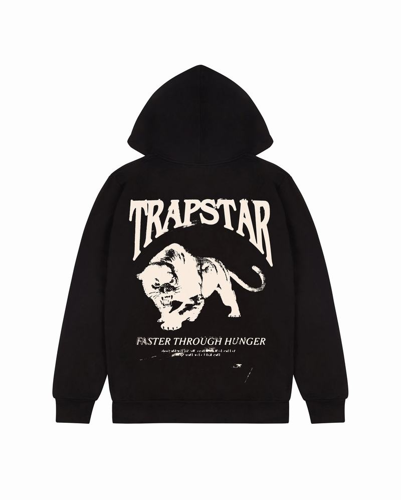 Sudadera con Capucha Trapstar Panthera Hombre Negros | Mexico-76104