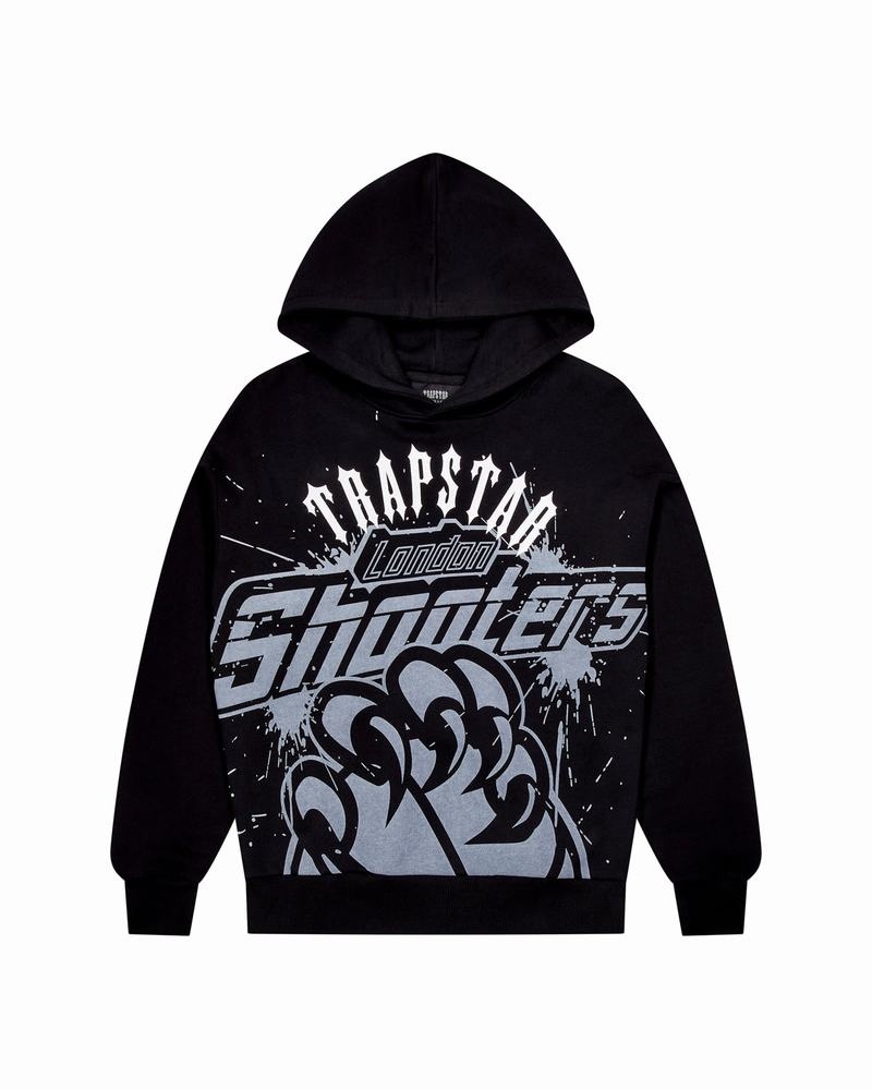 Sudadera con Capucha Trapstar Shooters Hombre Negros | Mexico-20146