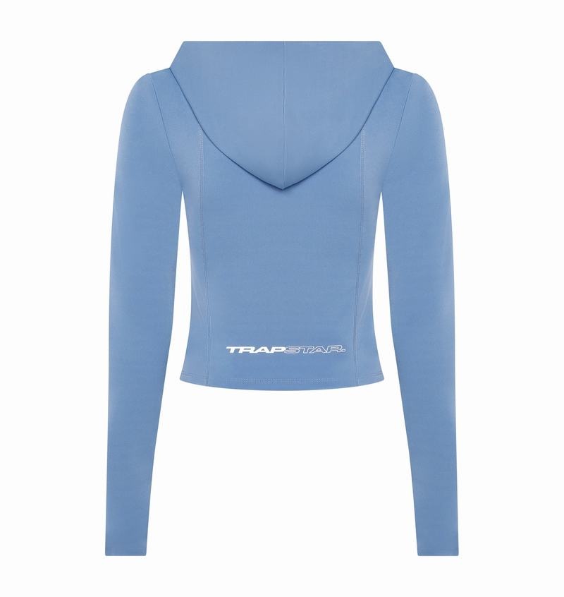 Sudadera con Capucha Trapstar TS-Star Zip Top Mujer Azules | Mexico-96825