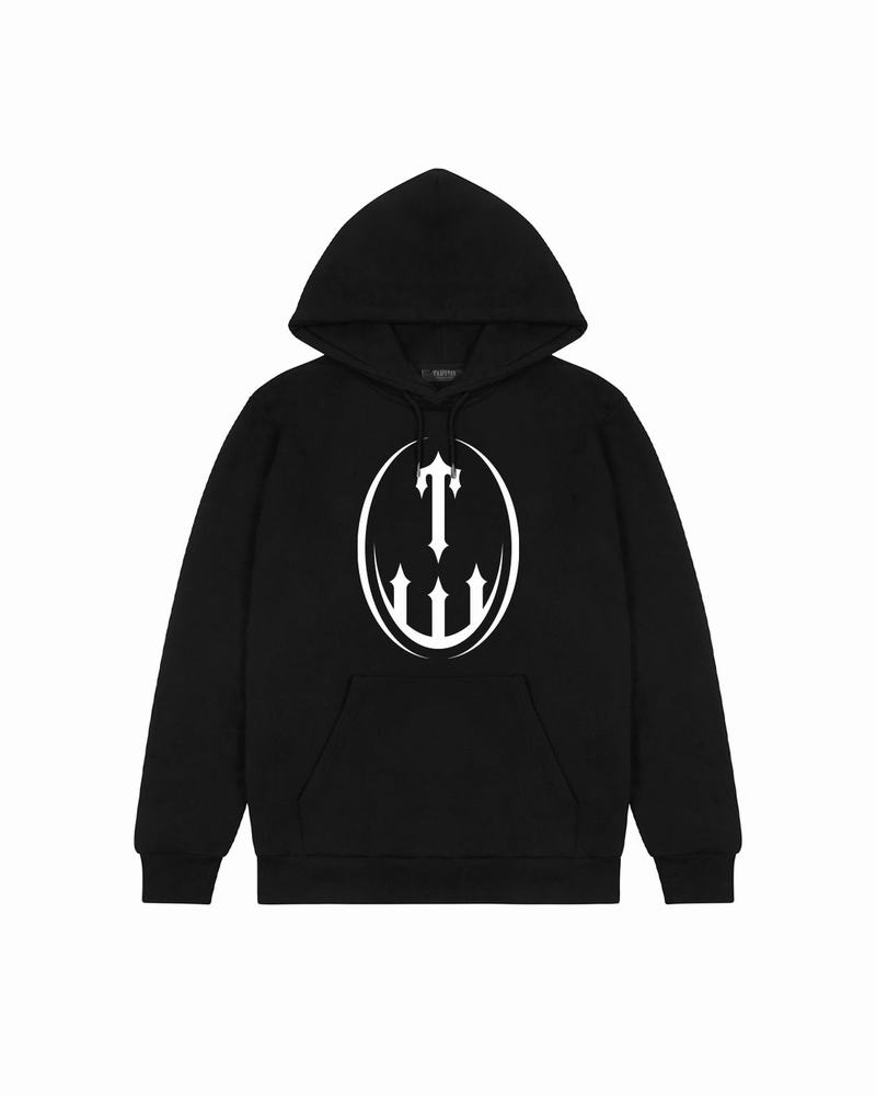 Sudadera con Capucha Trapstar T Crest Hombre Negros | Mexico-06917