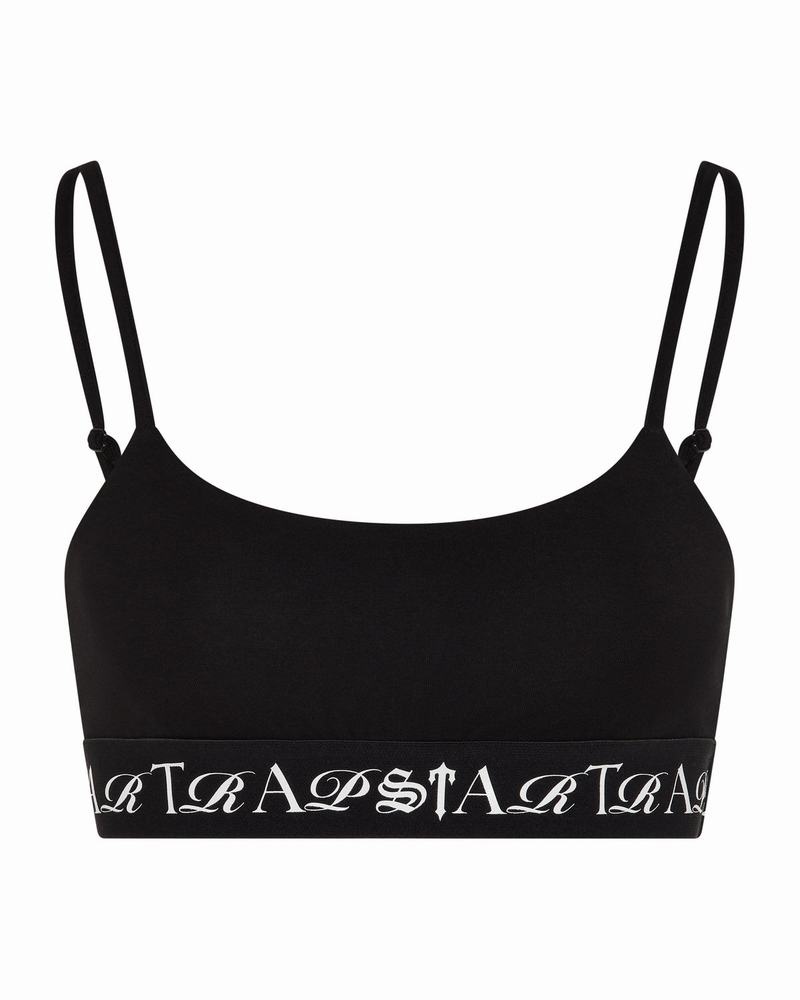 Sujetador Trapstar Script Mujer Negros Blancos | Mexico-02576