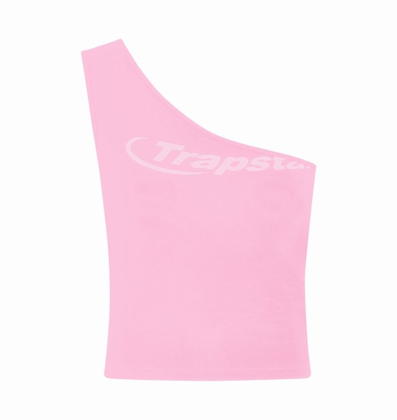 Tops Trapstar Hyperdrive One Shoulder Mujer Rosas | Mexico-54376