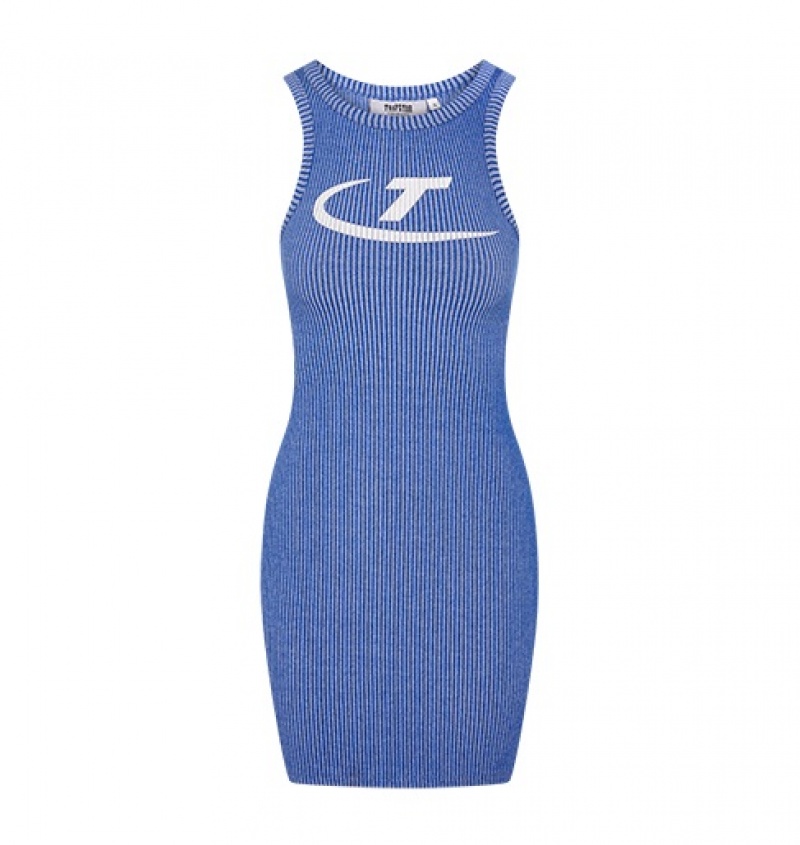 Vestido Trapstar Two Tone Hyperdrive Mujer Azules | Mexico-15098